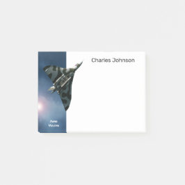 Notas Post-it® Avión militar, Avro Vulcan, tu nombre