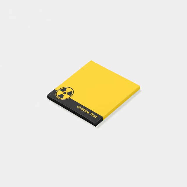 Notas Post-it® Aviso de radiactividad (En perspectiva)