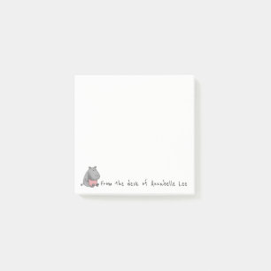 Notas Post-it® Ayudante del hipopótamo