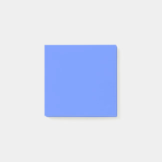 Notas Post-it® Azul Aciano Sólido Plano