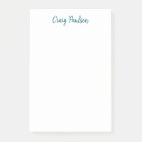 Azul blanco tu nombre caligrafía Minimalista único
