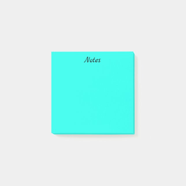 Notas Post-it® Azul brillante (Anverso)