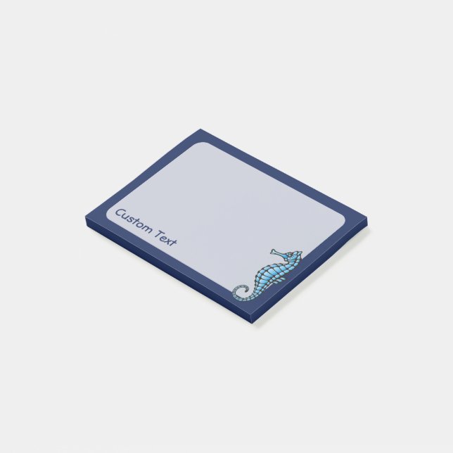 Notas Post-it® Azul caballito de mar (En perspectiva)