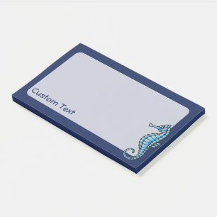 Notas Post-it® Azul Caballito de Mar
