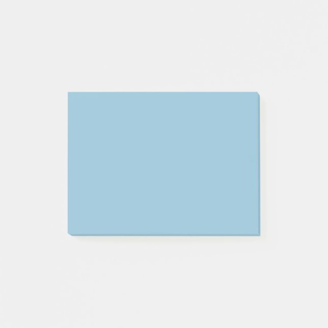 Notas Post-it® Azul cielo oscuro (Anverso)