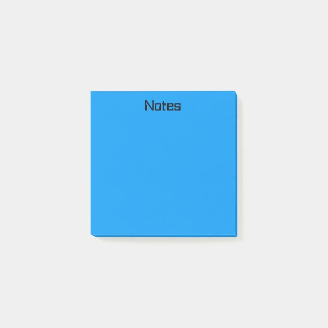 Notas Post-it® Azul claro (Anverso)