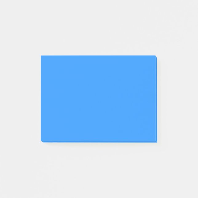 Notas Post-it® azul color (Anverso)