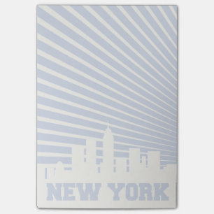Notas Post-it® Azul de New York City