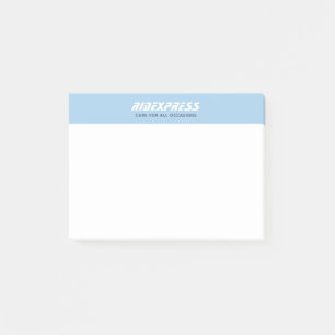 Notas Post-it® Azul del automóvil