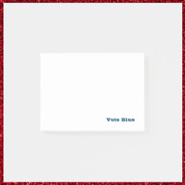 Notas Post-it® Azul del voto