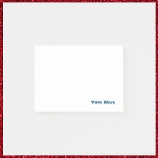 Notas Post-it® Azul del voto