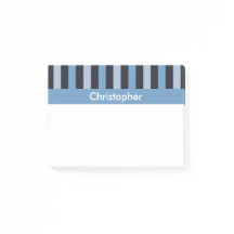 Azul liso rayado