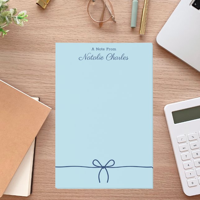 Notas Post-it® Azul marino profesional mínimo simple (Subido por el creador)