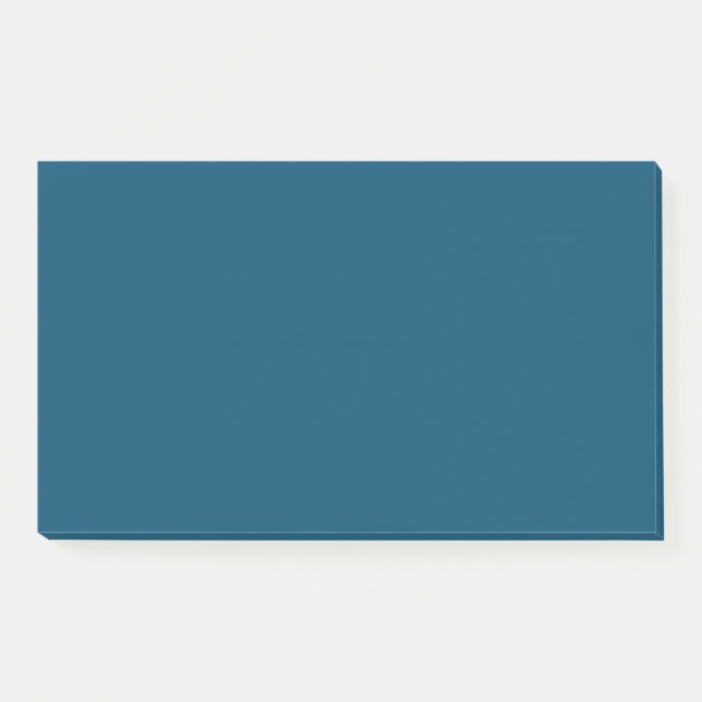 Notas Post-it® Azul metálico, Azul pizarra, Azul malta, (Anverso)