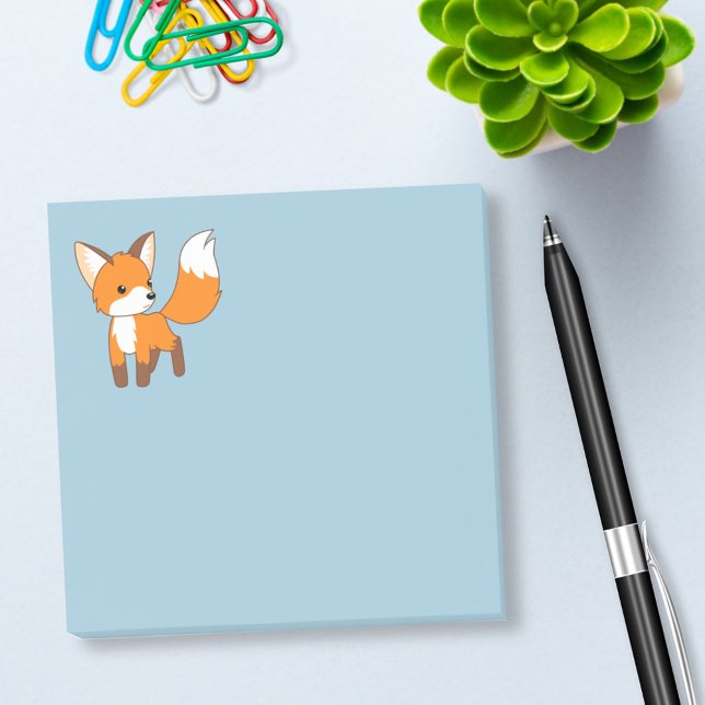 Notas Post-it® Azul pequeño de Fox (Subido por el creador)