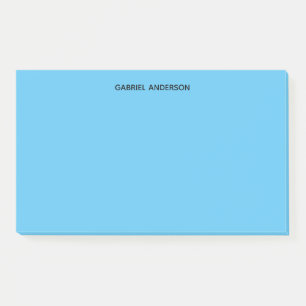 Notas Post-it® Azul personalizado