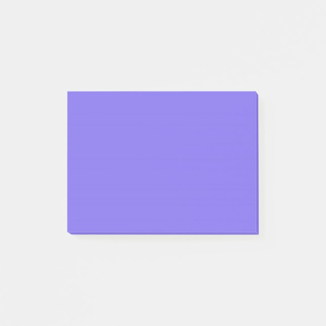 Notas Post-it® Azul Pizarra Medio Color Sólido (Anverso)