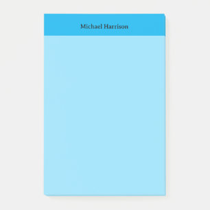 Notas Post-it® Azul plano Minimalista profesional