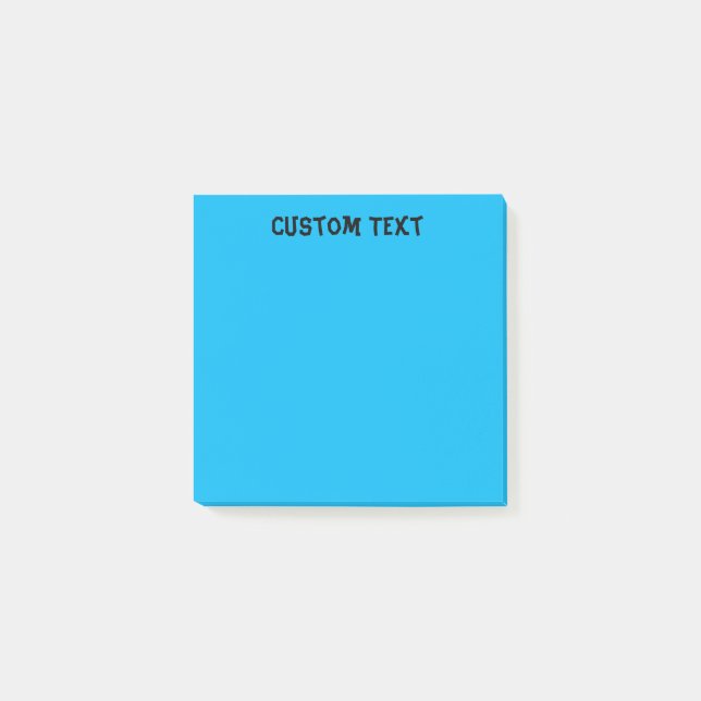Notas Post-it® Azul simple (Anverso)