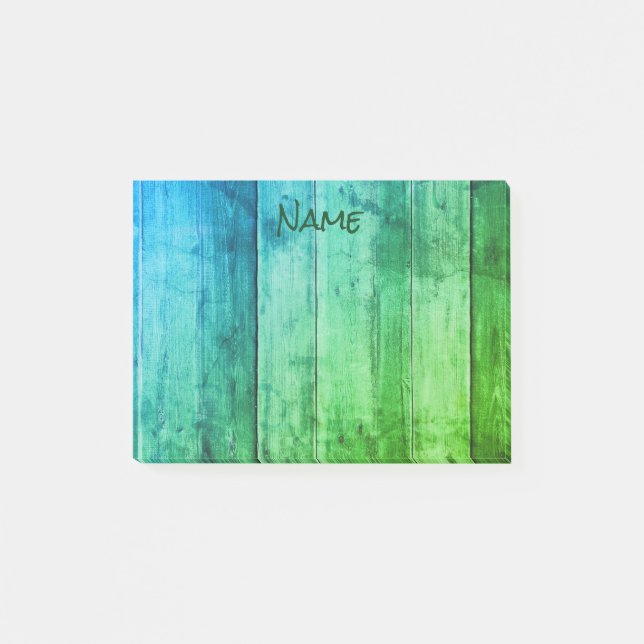 Notas Post-it® Azul y verde de Guay (Anverso)