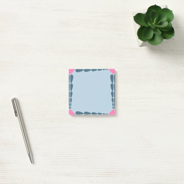 Notas Post-it® Azulejo decorativo colorido (Oficina)