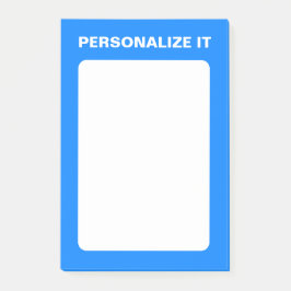 Notas Post-it® Azure Modern Personalized Versatile