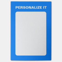 Notas Post-it® Azure Modern Personalized Versatile