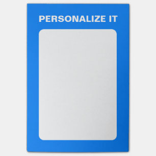 Notas Post-it® Azure Modern Personalized Versatile