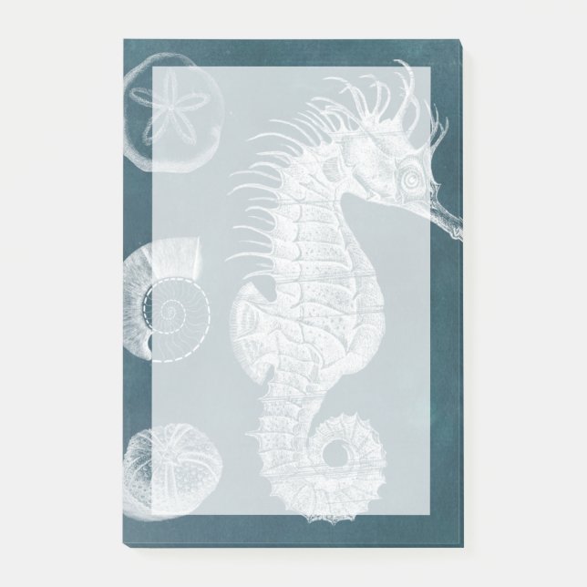 Notas Post-it® Azure Seahorse Study I (Anverso)