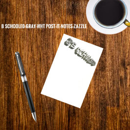 Notas Post-it® B. Blanco-Gris-Escolar