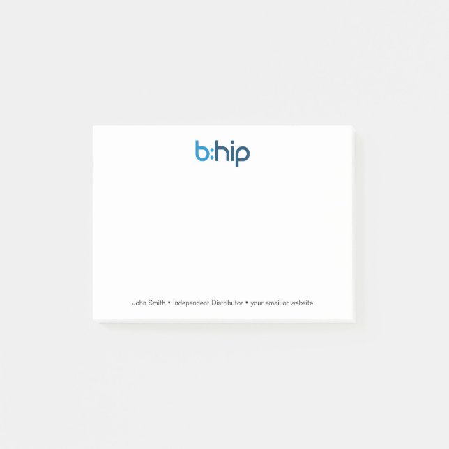 Notas Post-it® b: distribuidor de la cadera (Anverso)