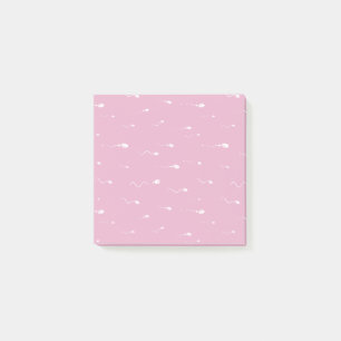 Notas Post-it® Baby Pink Funny Sperm