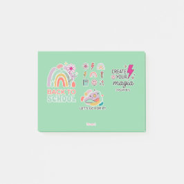 Notas Post-it® Back to School Rainbow / Regreso Arcoíris Escolar