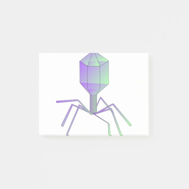 Notas Post-it® Bacteriófilo (Anverso)