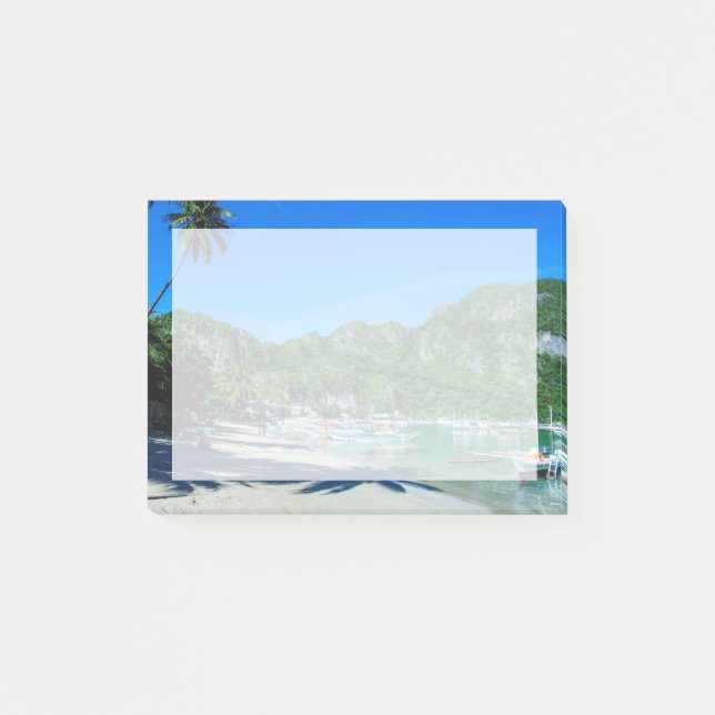 Notas Post-it® Bahía de El Nido Playa (Anverso)