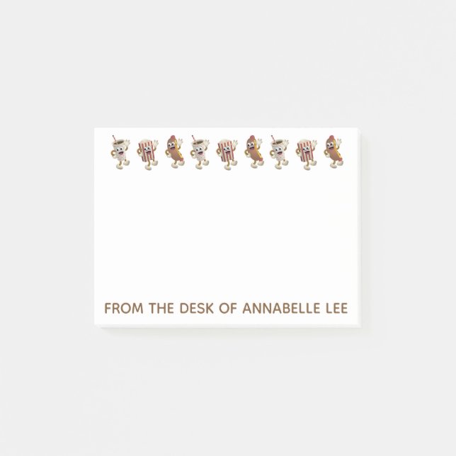 Notas Post-it® Bailando la comida de los 50 (Anverso)