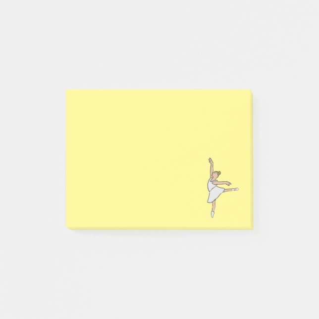 Notas Post-it® Bailarina Ballet Ballerina (Anverso)