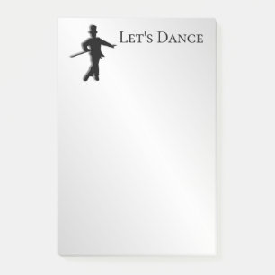 Notas Post-it® Bailarina de Tap Vamos a bailar