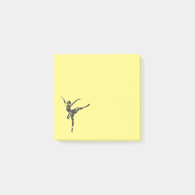 Notas Post-it® Bailarina moderna de ballet (Anverso)