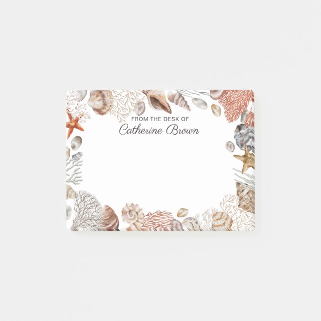 Notas Post-it® Bajo el mar personalizado (Anverso)