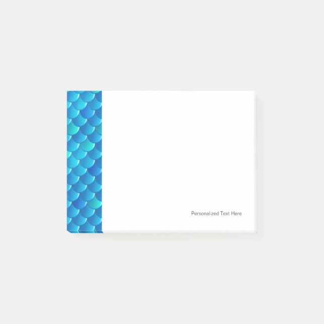 Notas Post-it® balanza de peces (Anverso)