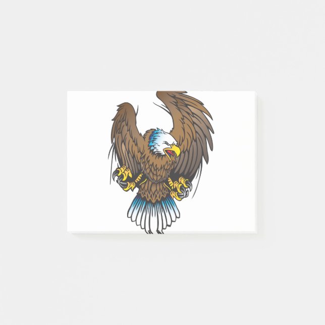 Notas Post-it® Bald Eagle (Anverso)