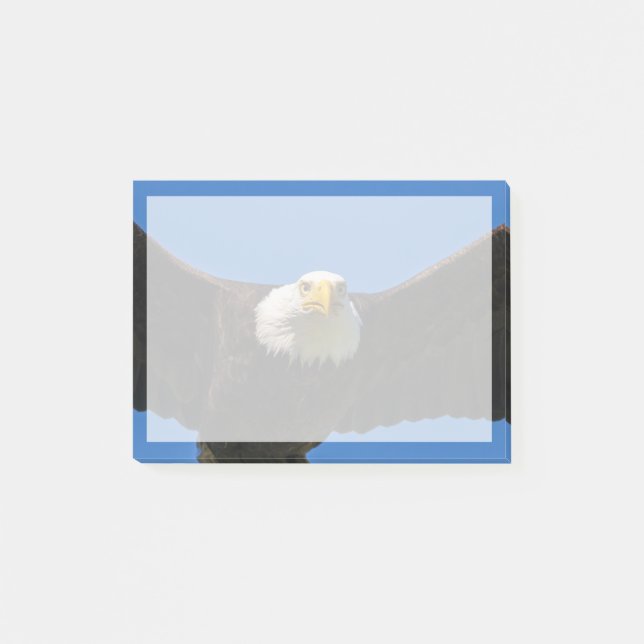 Notas Post-it® Bald Eagle Flyby Up Close (Anverso)
