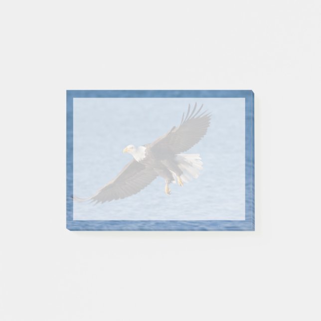 Notas Post-it® Bald eagle in flight (Anverso)