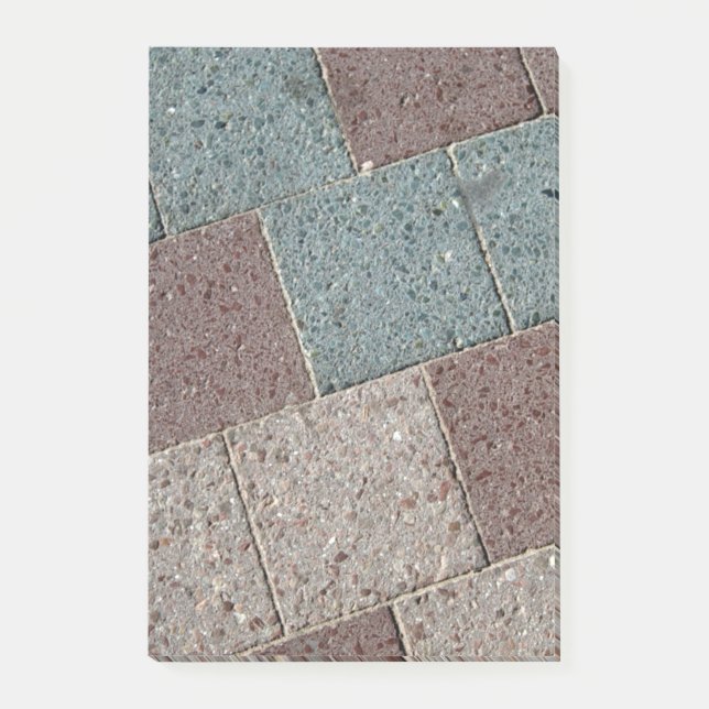 Notas Post-it® baldosas de ladrillo (Anverso)