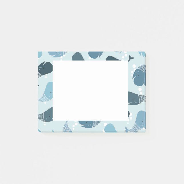 Notas Post-it® Ballenas (Anverso)