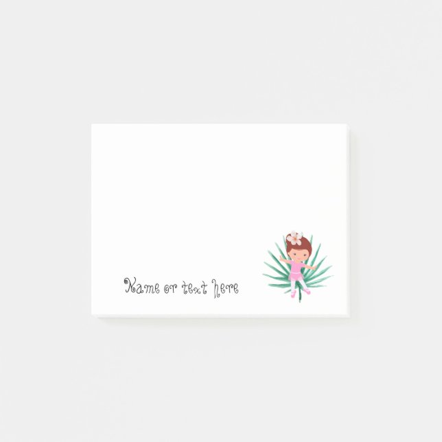 Notas Post-it® Ballerina Tropical (Anverso)