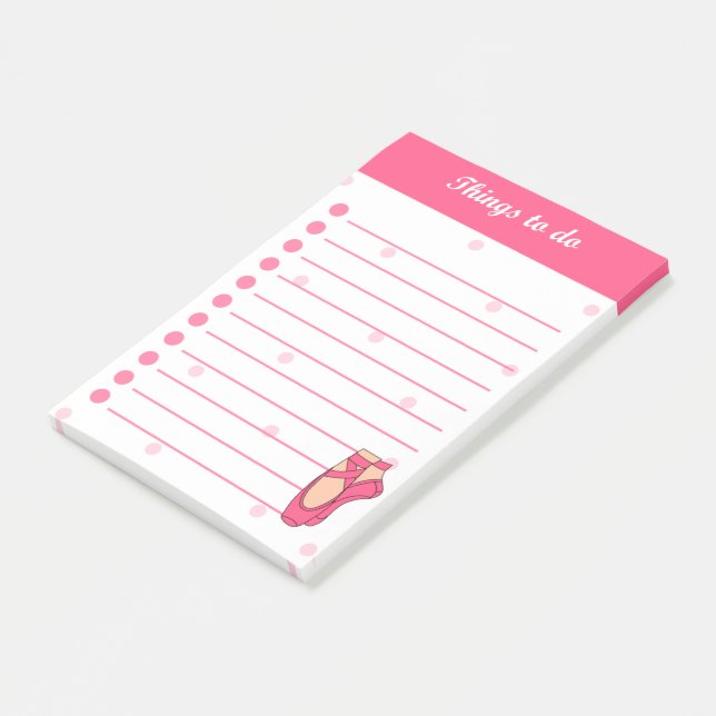 Notas Post-it® Ballet (En perspectiva)
