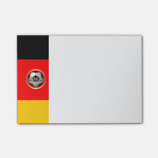 Notas Post-it® Balón de fútbol de Alemania