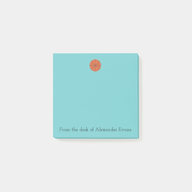 Notas Post-it® Baloncesto (Anverso)